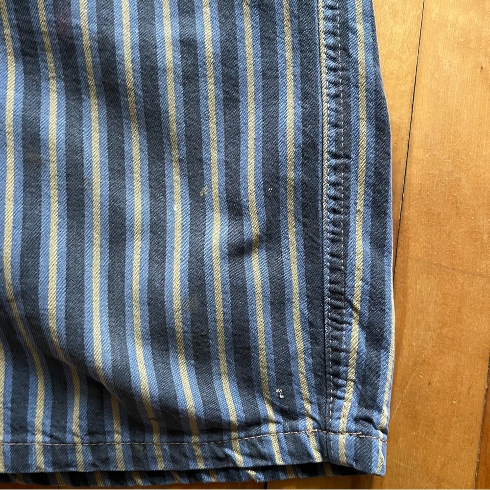 Vintage Levis‎ SilverTab Baggy Chino Shorts Mens 32 Striped 90s Y2K - Picture 8 of 15